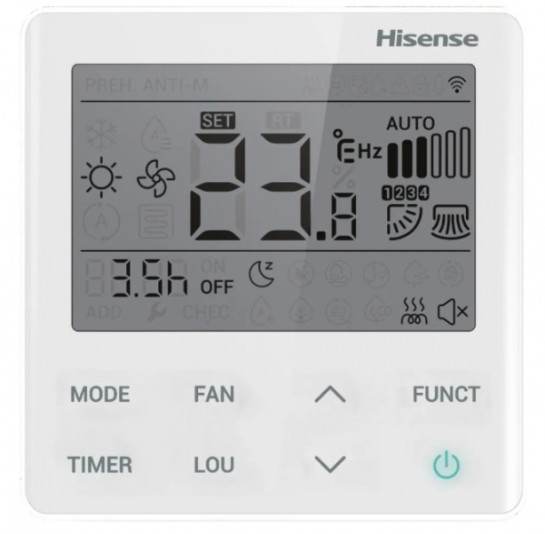 Канальный кондиционер Hisense ADT-12UX4RBL8 / AUW-12U4RS8 Wi-Fi (инверторный, с модулем Wi-Fi)