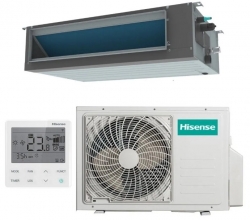 Канальный кондиционер Hisense ADT-12UX4RBL8 / AUW-12U4RS8 Wi-Fi (инверторный, с модулем Wi-Fi)