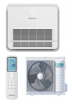 Напольно-потолочный кондиционер консольного типа Hisense AKT-12UR4RK8 / AUW-12U4RS8 (инверторный)