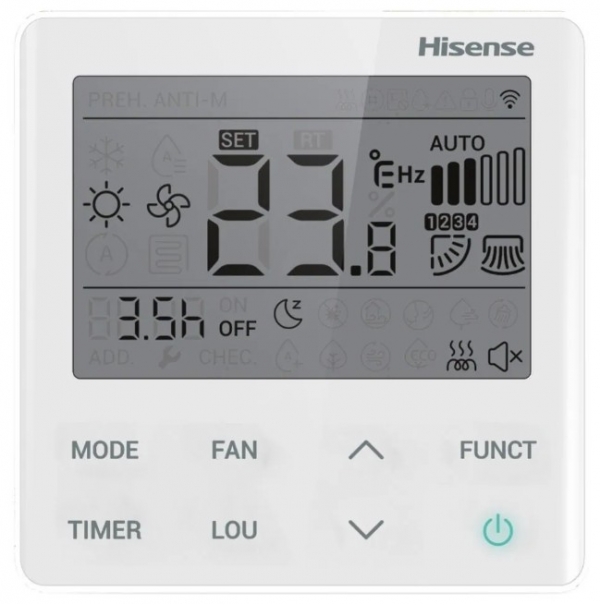 Настенный внутренний блок Hisense AMS-09UW4RMRKB00 Wi-Fi (инверторный, с модулем Wi-Fi)