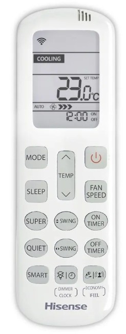 Сплит система Hisense AS-13UW4RVETG01(C) Wi-Fi (инверторная)