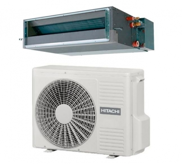 Канальная сплит система Hitachi RAD-25RPA / RAC-25NPA Инверторный