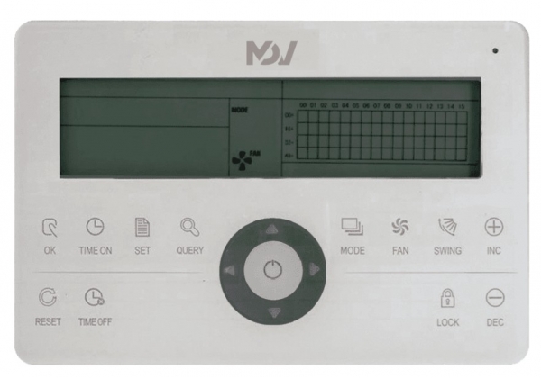 Настенный фанкойл MDV MDKG-V600C (двухтрубный, со встроенным смесительным узлом)