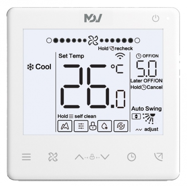 Кассетный фанкойл MDV MDVFN-600C4VEA / MDV-MBQ4-01E1 (двухтрубный)