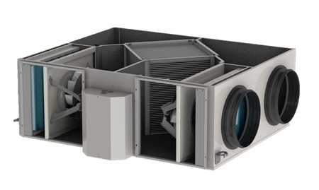 Приточно-вытяжная установка Royal Clima RCE-420-P.SP Lite EC (компактная, с рекуперацией тепла)