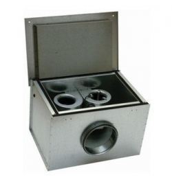 Канальный вентилятор круглый Systemair KVK DUO 200 Circular duct fan (шумоизолированный)