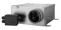 Канальный вентилятор круглый Systemair KVK Slim 100 EC (шумоизолированный)