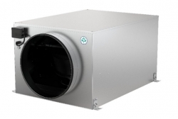 Канальный вентилятор круглый Systemair KVK Slim 500 EC (шумоизолированный)