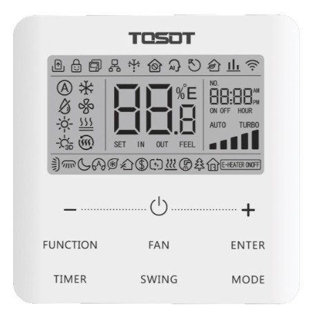 Кассетная сплит система Tosot T36H-ILCA/I/TF06P-LC/T36H-ILUA/O (инверторный)