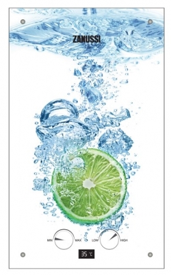 Газовая колонка Zanussi GWH 10 Fonte Glass Lime