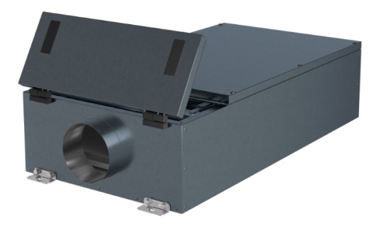 Компактная приточная установка Zilon ZPE-M 600-1,2/1 (со встроенной автоматикой и Wi-Fi)