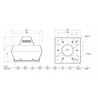 Схема DVN 630D6 IE3 roof fan