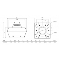 Схема DVNI 500D4 IE3 roof fan insul.