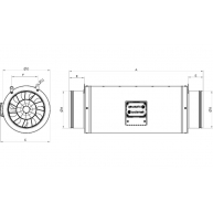 Схема prio silent 250EC duct fan